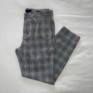 H&M Skinny Fit Plaid Pants